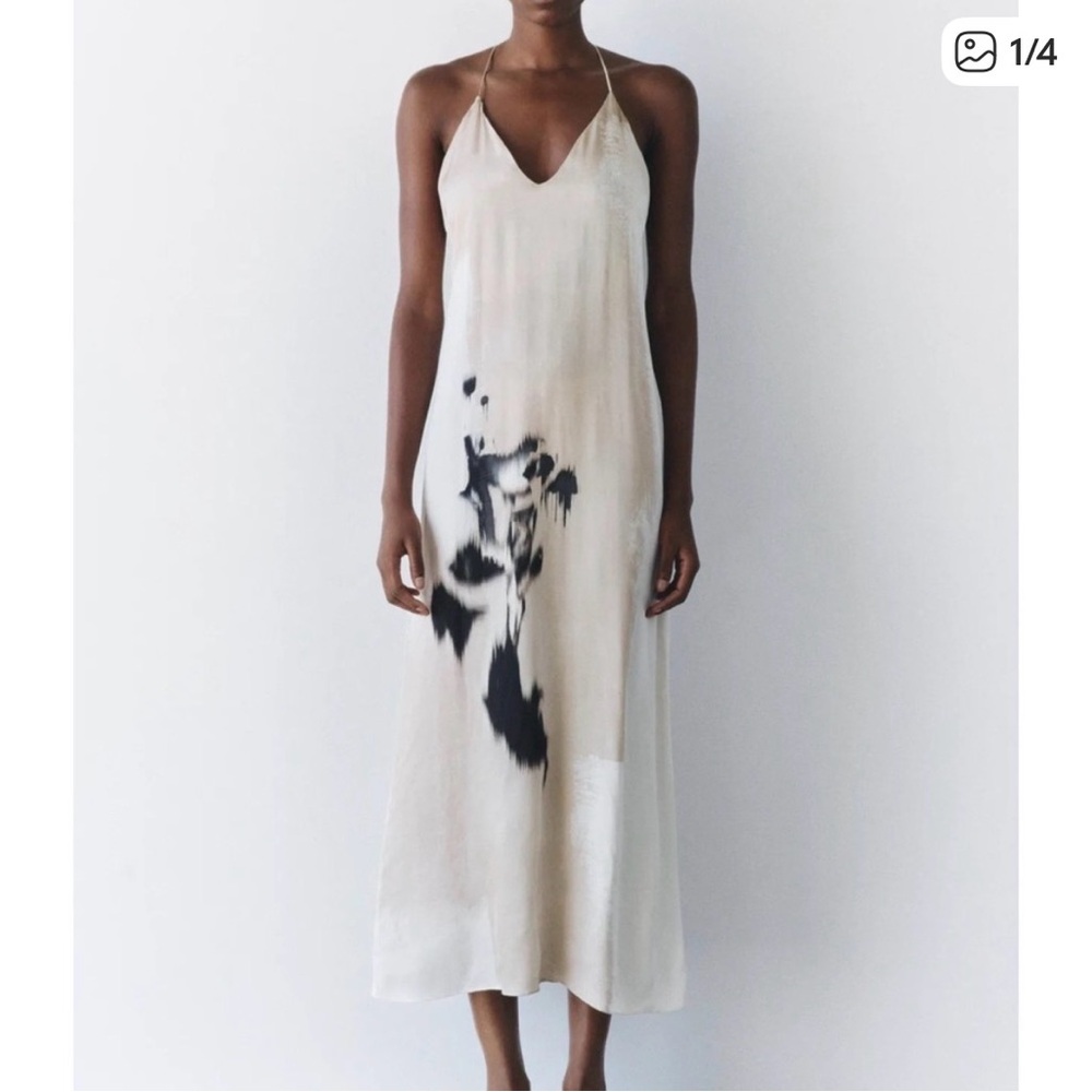 Zara Cream Maxi Dress